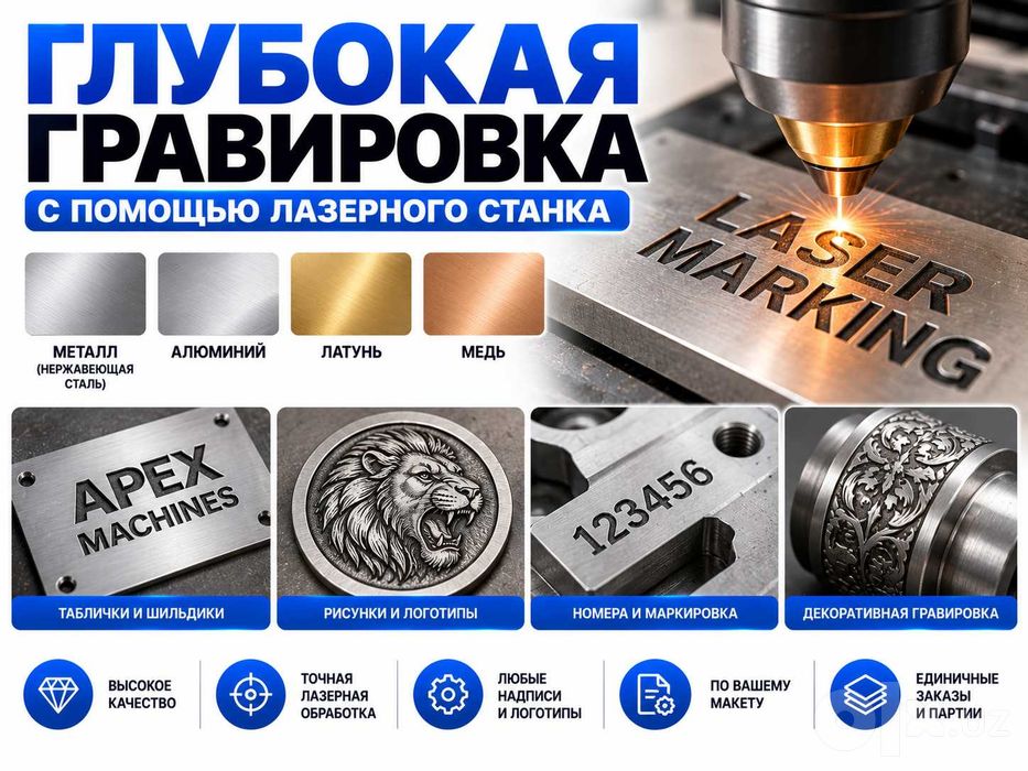 Глубокая лазерная гравировка | 3D гравировка
