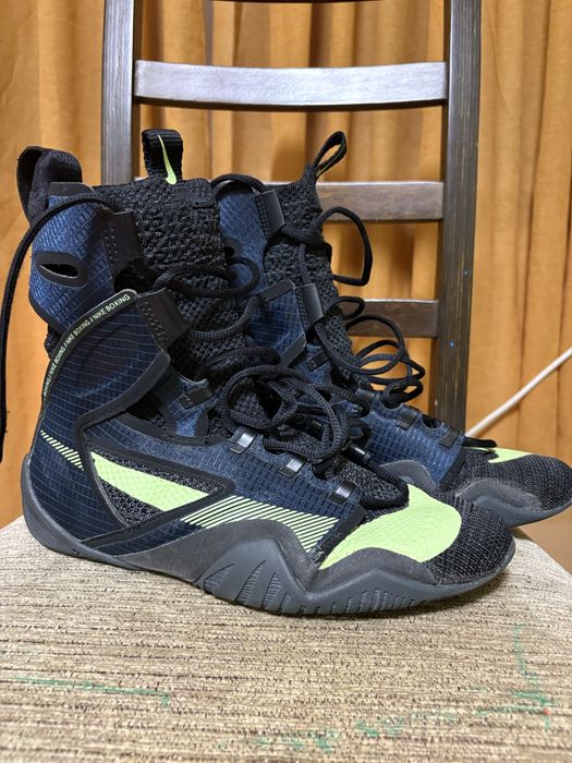 Nike HyperKO 2 — Black / Metallic Cool Grey / Blue боксерки,бокс
