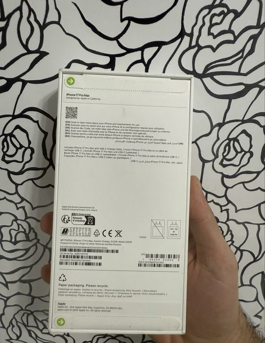 Iphone 17 pro max 512 gb sigilat