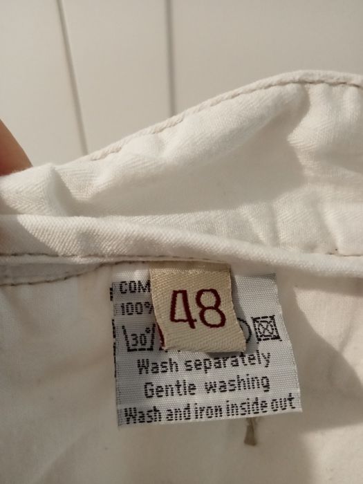 Blugi albi bărbați mărimea 48