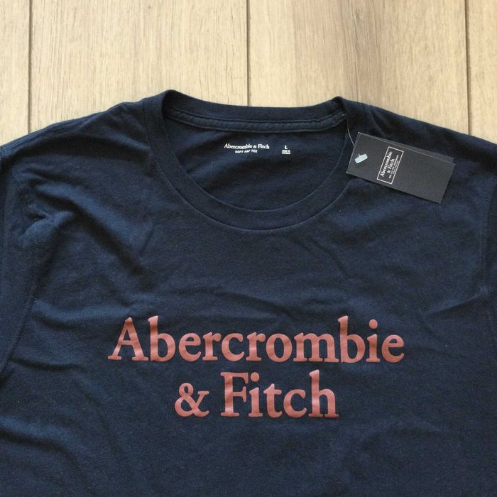 НОВА оригинална памучна тениска ABERCROMBIE & FITCH размер L от САЩ