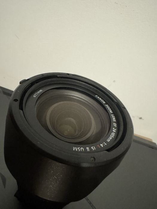 Obiectiv Canon 24-105II + adaptor canon VND EF/R