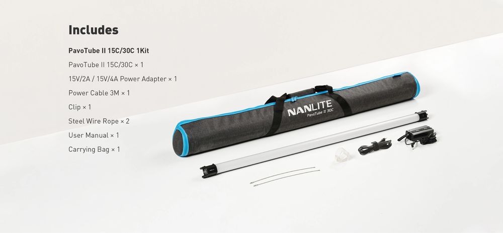 nanlite pavotube ii 15c rgb palka