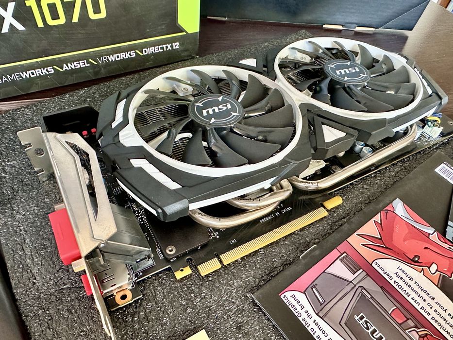 Видео карта MSI GeForce GTX 1070 8GB