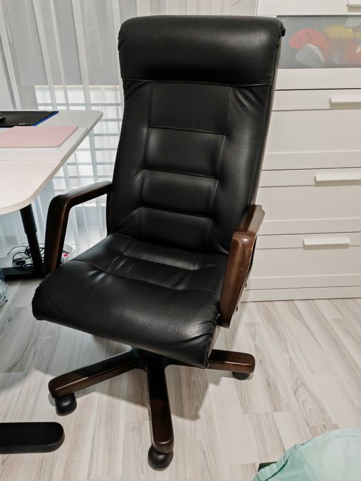 Scaun birou piele naturală