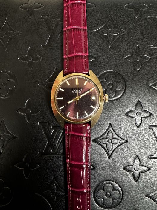 позолоченные часы Полёт (poljot) СССР