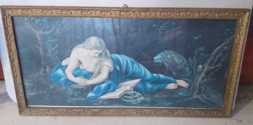 Tablou de colectie vechi de 45 de ani