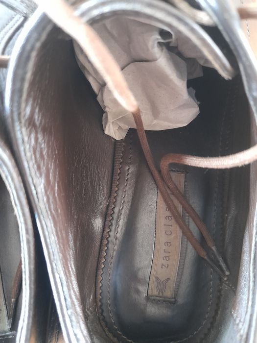 Pantofi zara din piele