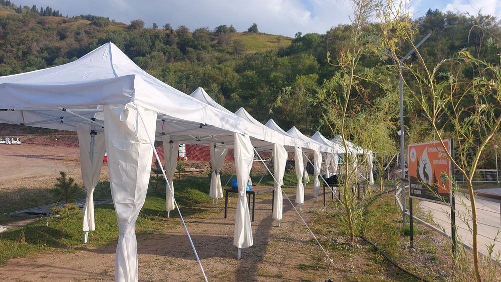 Аренда шатры 3х3, 5х7