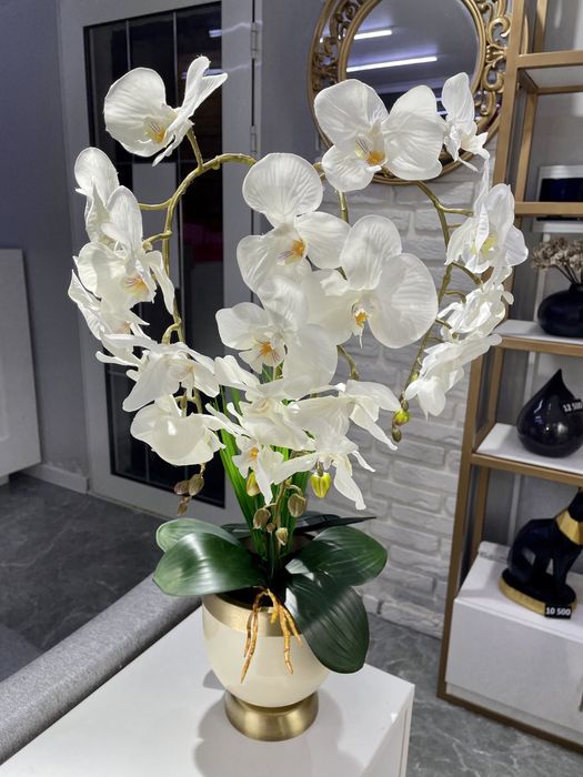 Декор цветок кашпо