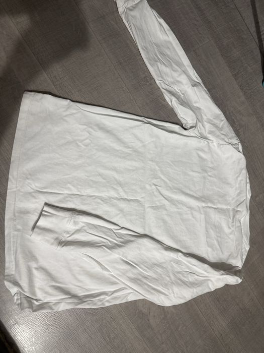 Лонгслив белый