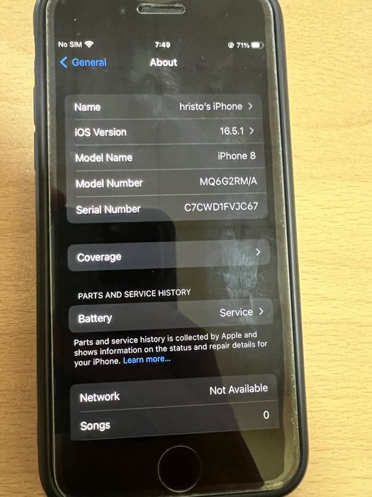 IPhone 8 64Gb много запазен