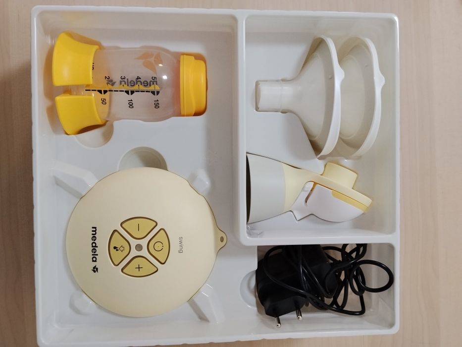 Електрическа помпа Medela swing flex + ръчна помпа Medela