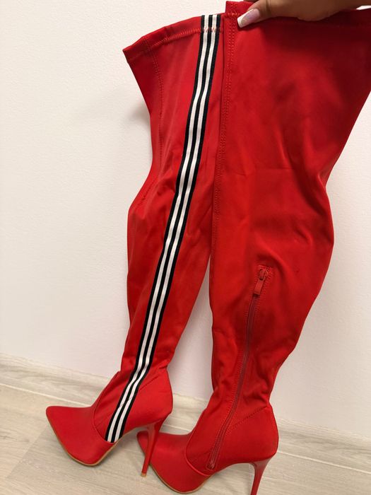 Cizme lungi cu toc noi 37  stiletto