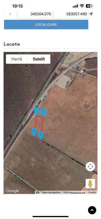 Teren intravilan 8.545 mp | Zona Odăi | Ideal investiție
