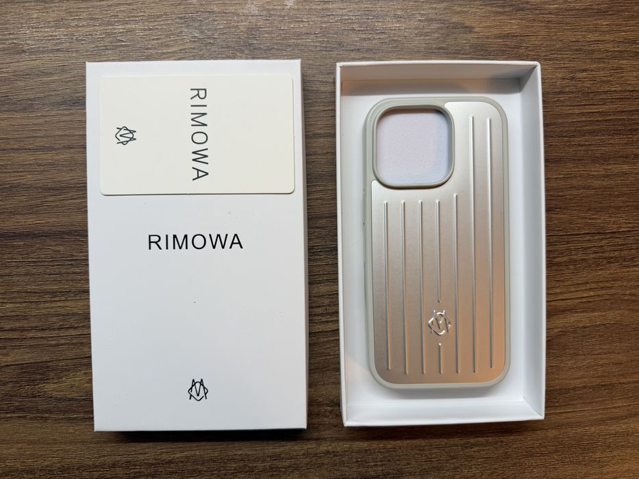 Rimowa iPhone 16 Pro Aluminum Case Husa (Carcasa) Metalica Argintie