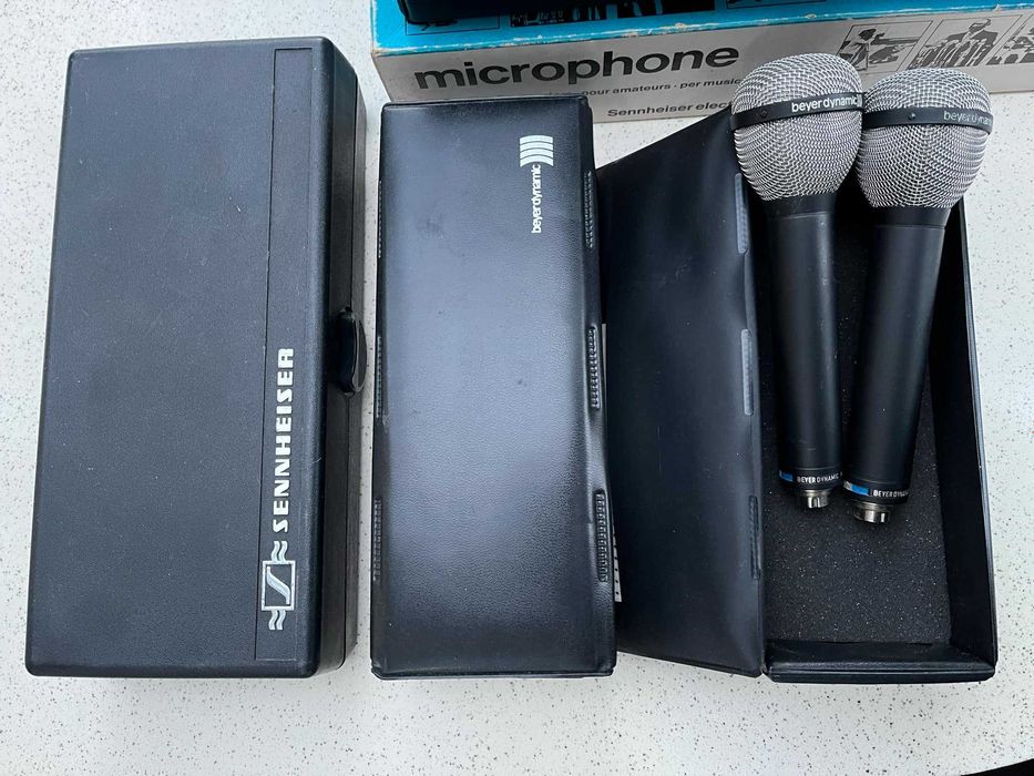 Microfoane vechi de colectie, Beyer Dynamic, Sennhaiser, Grunding