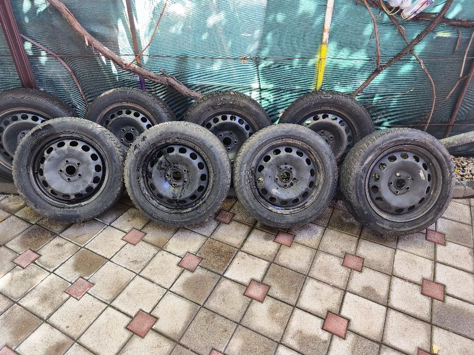 Set Roti Iarna Tigar, 5x112, Jante 16, Cauciucuri 205/55 R16