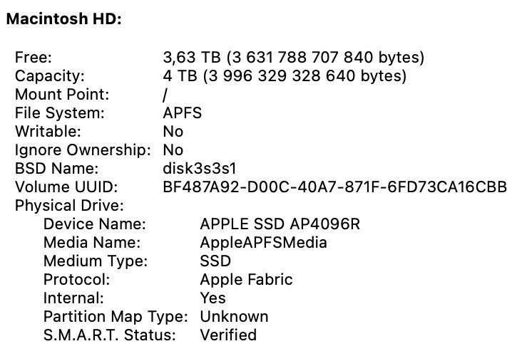 MacBook Pro M1 Pro 32gb 4tb