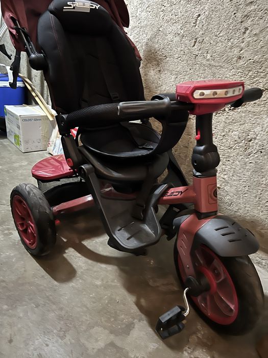 Детска триколка Speedy с родителски контрол и сенник