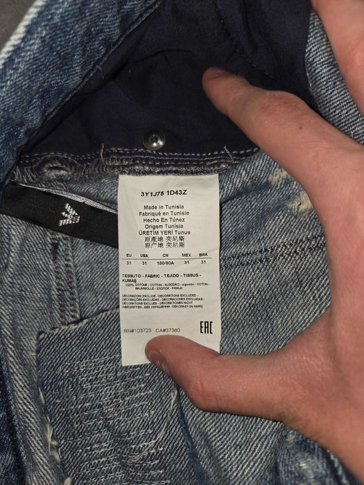 Blugi Emporio Armani Slim Fit