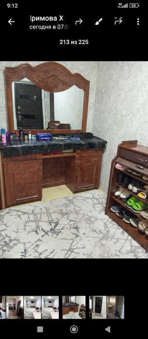 Сартепо 2 хона 4 этаж 200$ квартира ижарага берилади