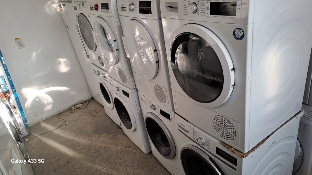 Mașini și uscătoare de rufe  Miele, Bosch import Germania, garanție.
