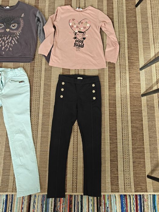 Продавам детски дрехи за момиче 9 г.-134 см.