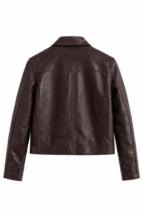 Оригинално Massimo Dutti мъжко кожено яке – естествена кожа (ново)