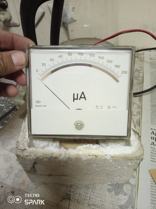 Амперметр новый,
