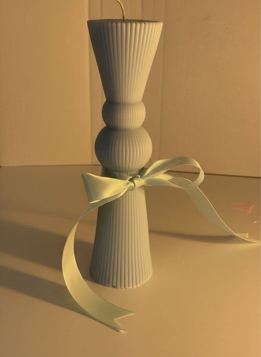 Lumanare botez scurta