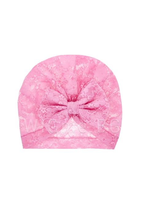 Бебешки тюрбан, дантелен