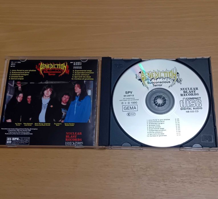 Метъл Дискове (Benediction, Carcass,  Cradle of Filth)