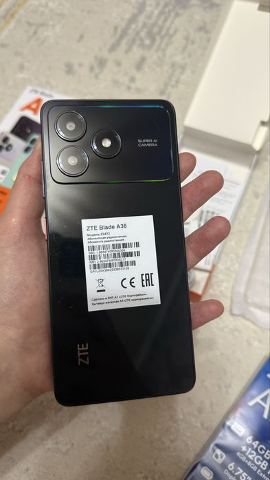 Продам телефон ZTE Blade A36.