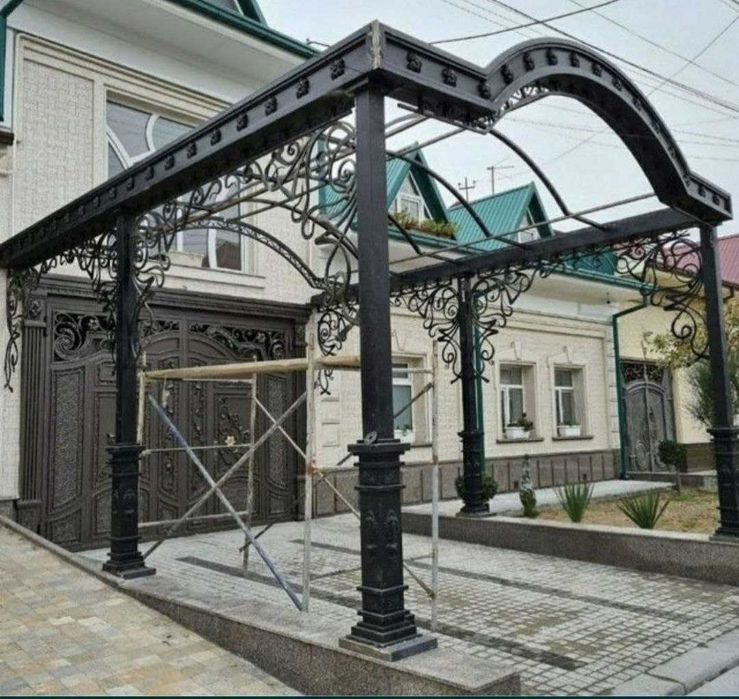 РЕШЁТКИ НА ОКНА .козырек навес ограда kovka ришотка riwotka panjaralar