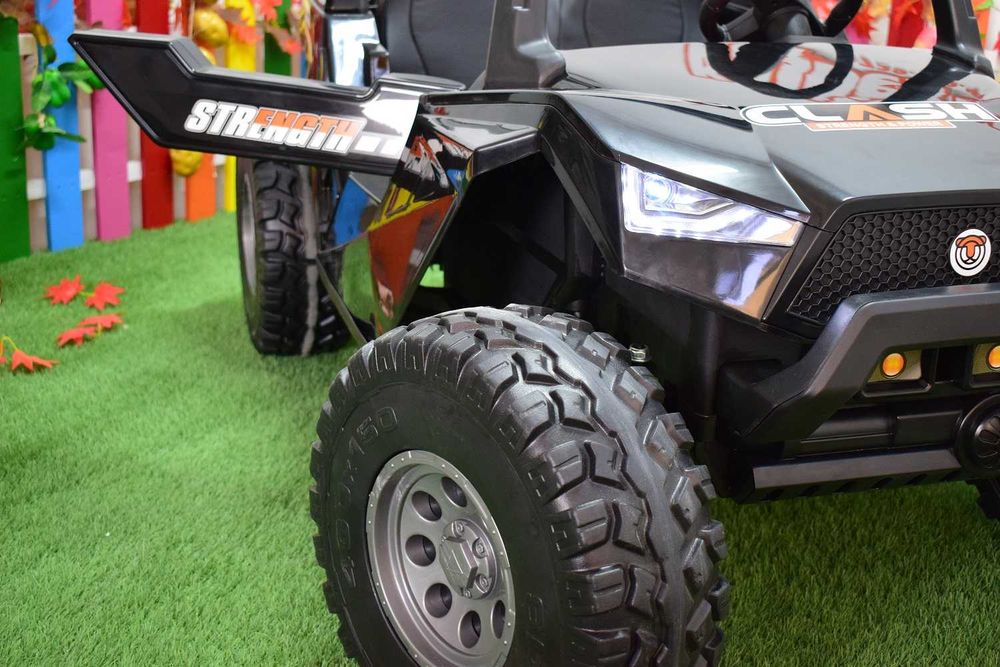 UTV electric cu 4 locuri, Kinderauto XXL Buggy 400W 24V 14Ah Black