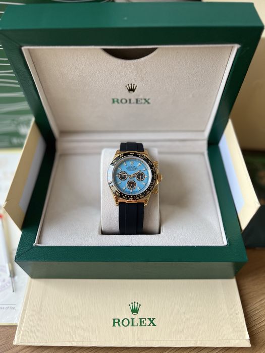 Daytona Cosmograph Gold And Blue Dial 40 mm