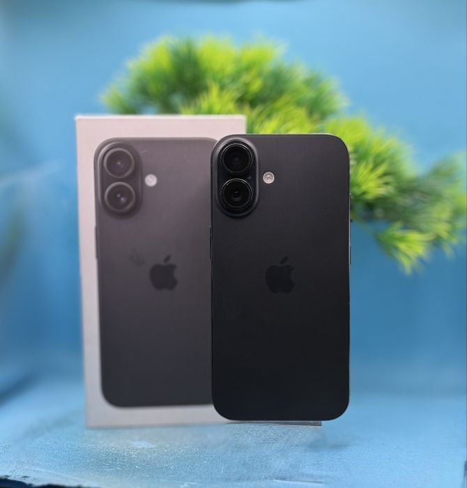 ГАРАНЦИОНЕН!!! Apple iPhone 16, 128GB, 5G, Black