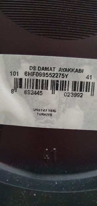 Мужская турецкая обувь 41 р.