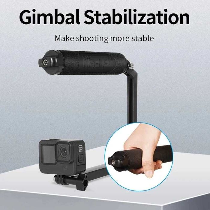 Brat pliabil selfie stick trepied suport filmare GoPro 8 9 10 11 12 13