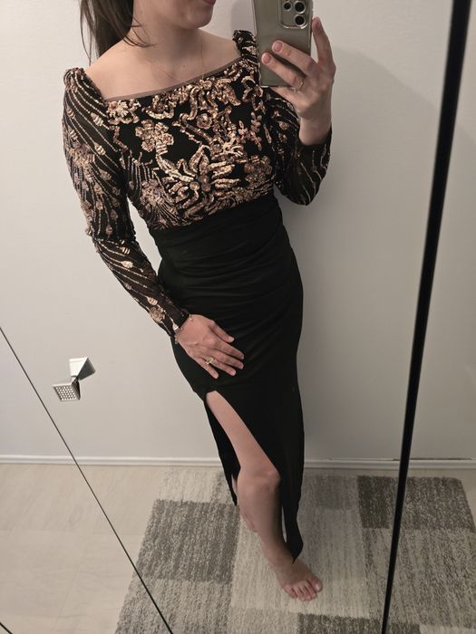 Rochie eleganta cu paiete