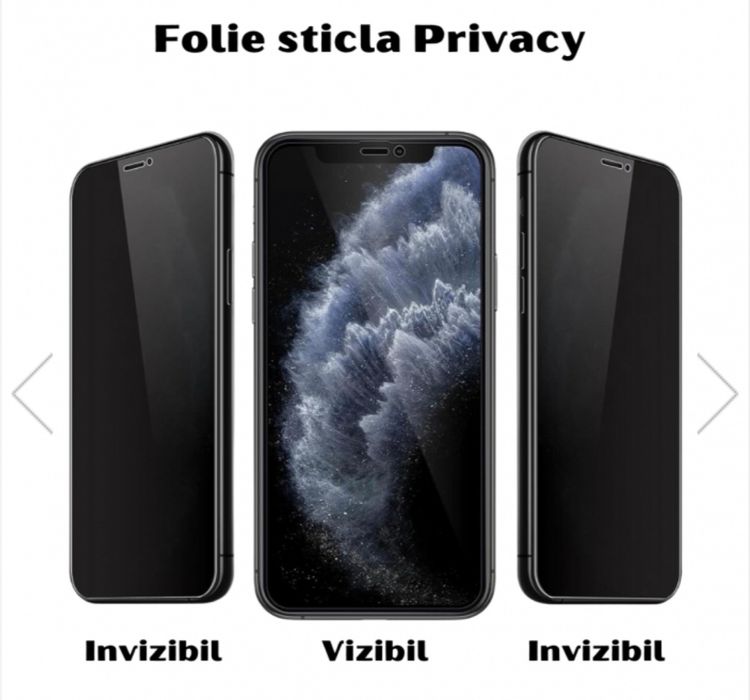 Vând folie de sticla Privacy pt Samsung S22
