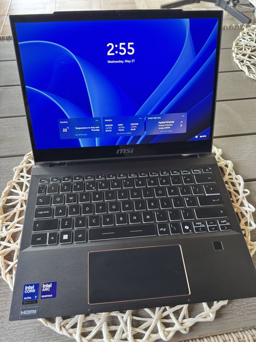 Laptop Ultrabook MSI 13.3'' Summit 13 AI+ Evo A2VMTG Intel Ultra 7 ssd 1Tb