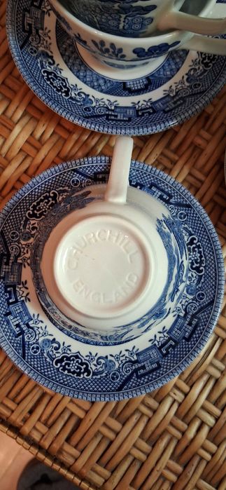 Set cesti englezesc Churchill penttu ceai sau cafea