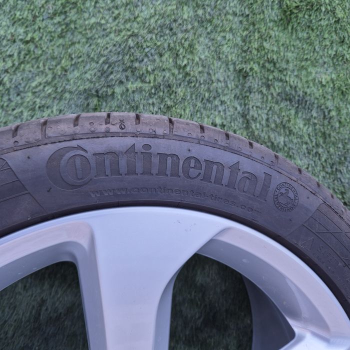Jante R 17 5x112 Golf, Passat, Caddy cu 225 45 17 continental