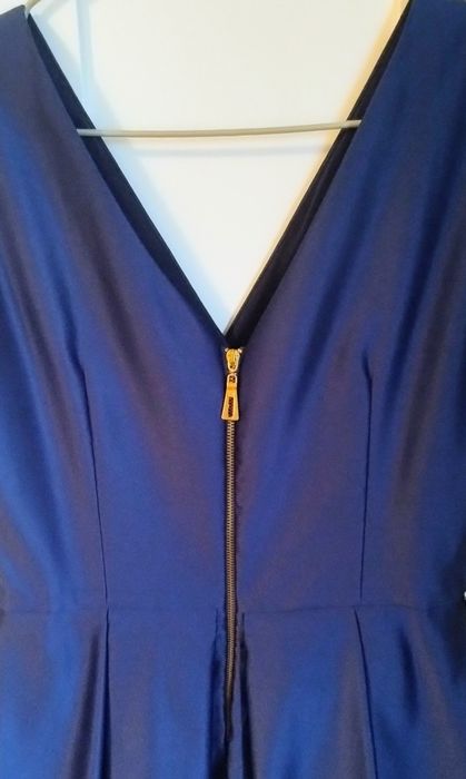 Rochie bleumarin sidefată