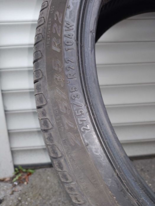 275 35 22 цола Пирели 2 броя летни гуми
