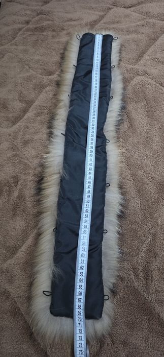 Естествен пух от енот за гугла на яке