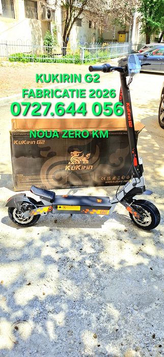 Trotineta electrica KUKIRIN G2 noua sigilata zero km 52KM/h nu xiaomi