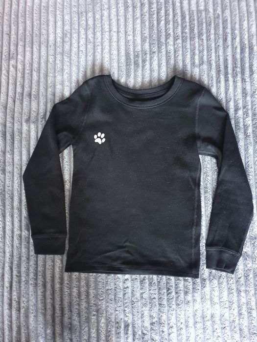 Лот тъмносин шушляков елек,грейка,термо блуза,долнище 110-116см